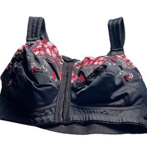 NWT Cozee Corner embroidered bra floral 34C
